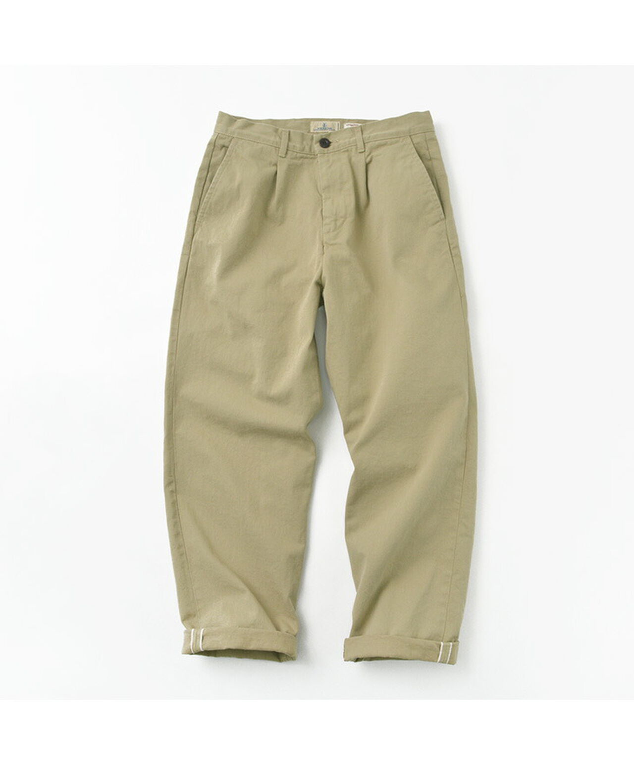 RJB8020 Special order 12oz selvedge chino 1-tuck wide trousers,, large image number 2