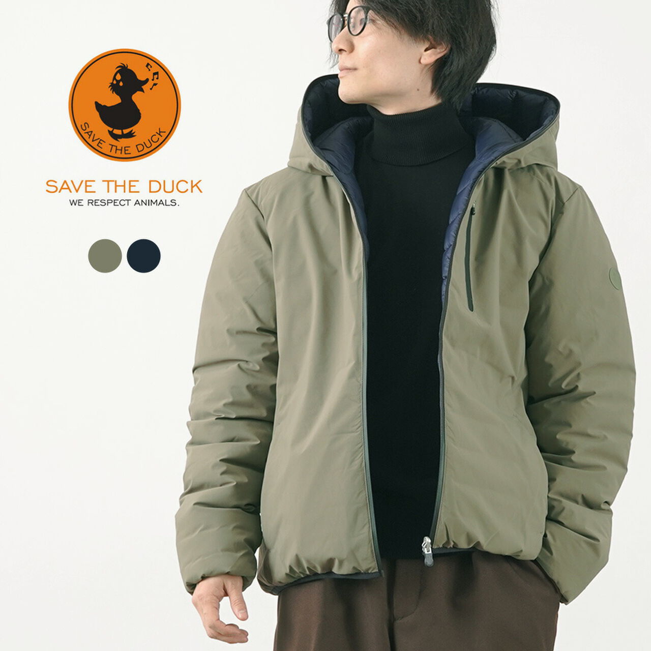 Ezra Synthetic Down Reversible Hooded Jacket,, large image number 1