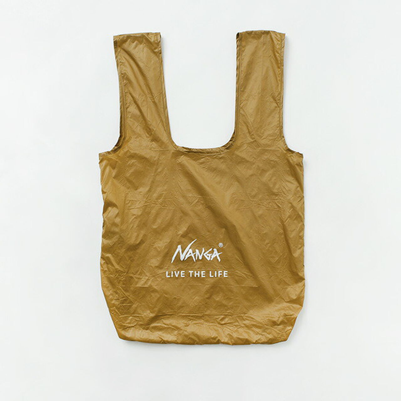Pocketable Eco Bag (Live the Life),Gold, large image number 0