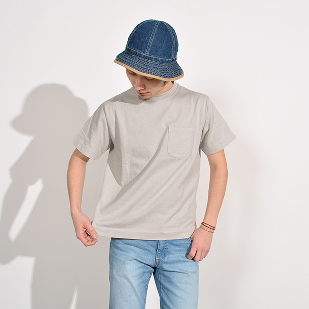 Extra Soft Standard Pocket T-Shirt,LightGrey, large image number 0
