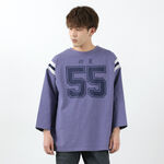 Early Summer Football T-shirt,Purple, swatch