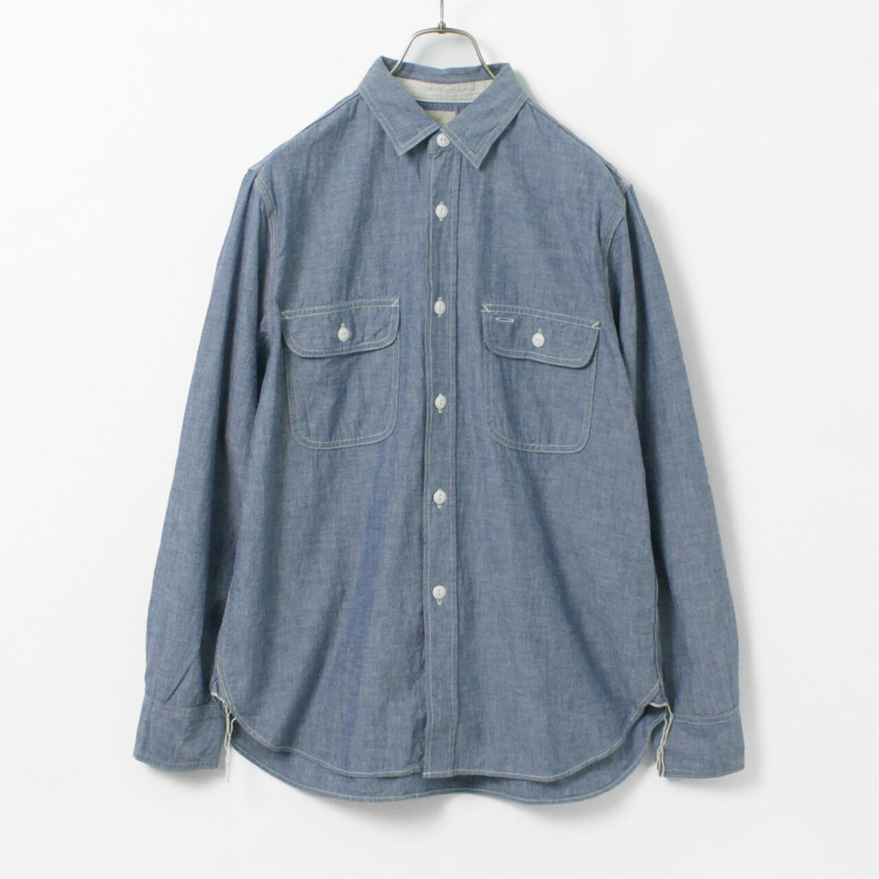 F3494 Chambray work shirt,, large image number 0