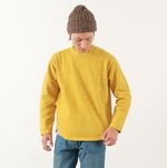 GOBW1609 rough crew sweatshirt,Yellow, swatch