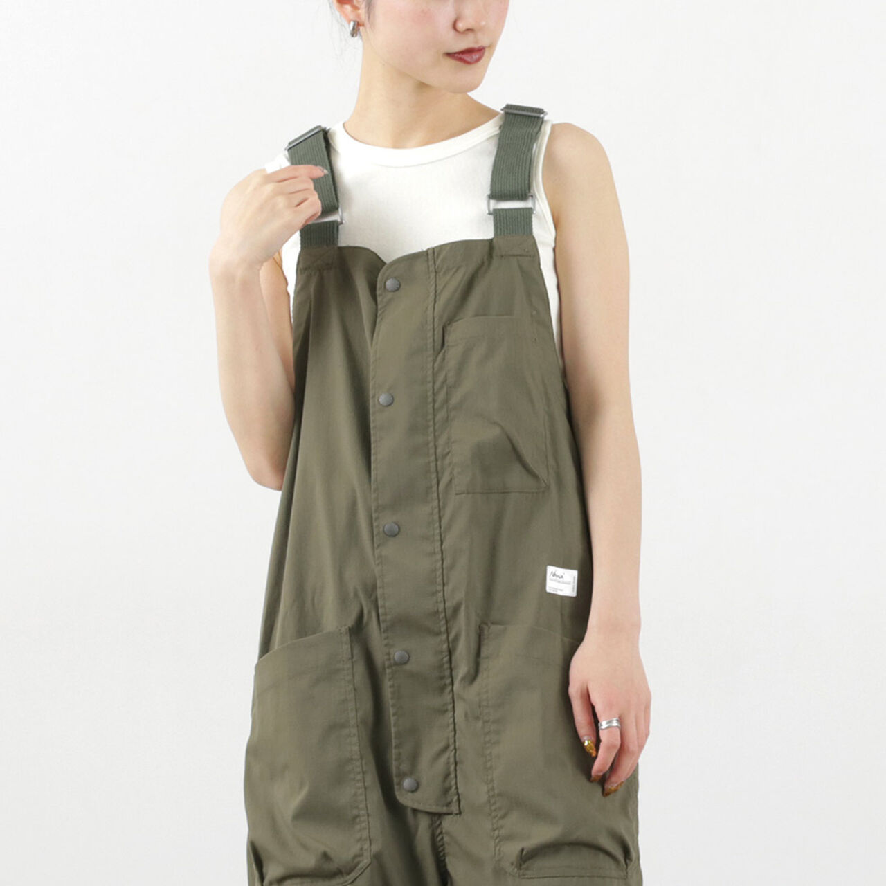 HINOC RIPSTOP FIELD OVERALLS,ArmyGreen, large image number 0