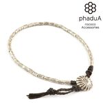 Karen silver bead concho anklet,Silver, swatch