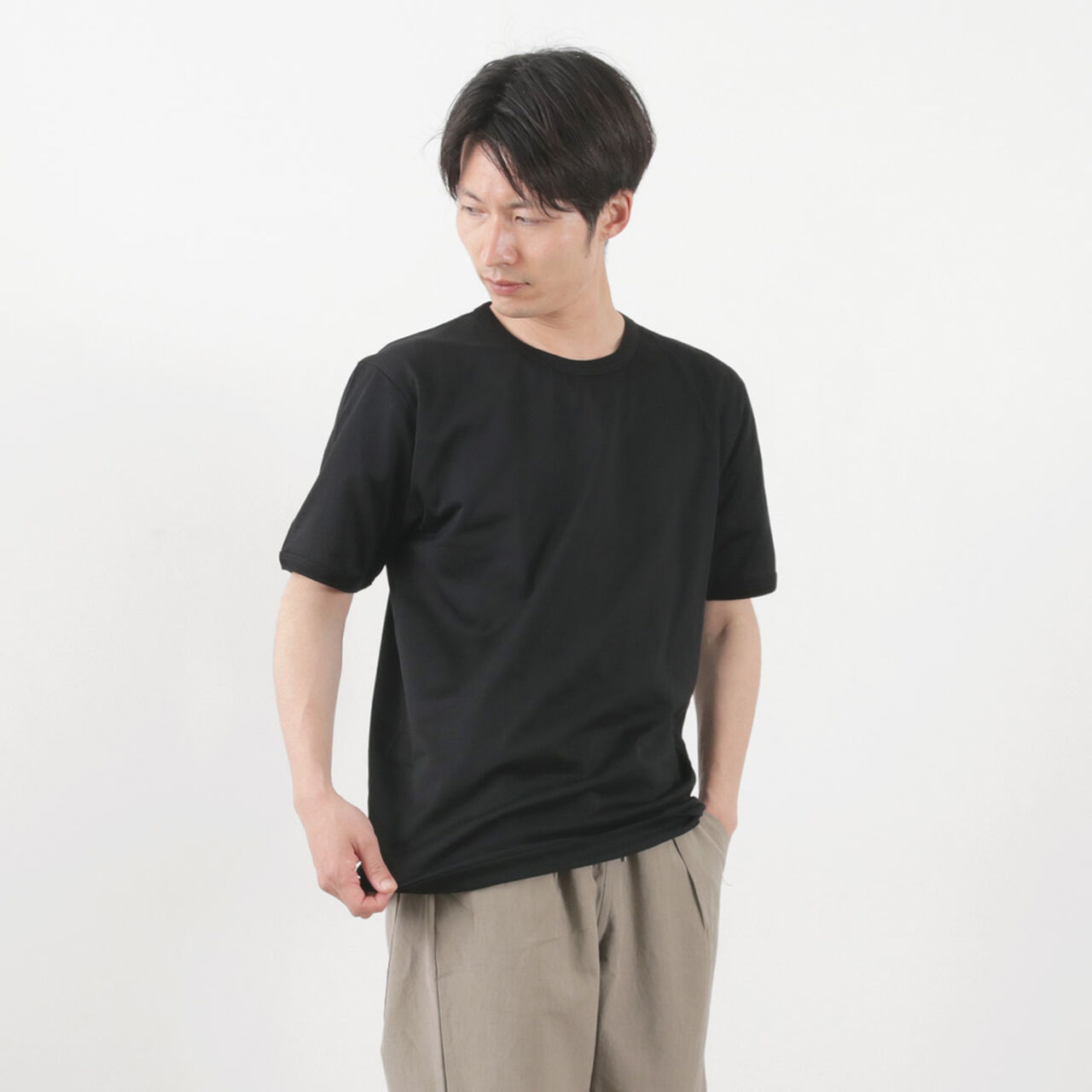 Annone Crew Neck Basic T-Shirt,, large image number 11