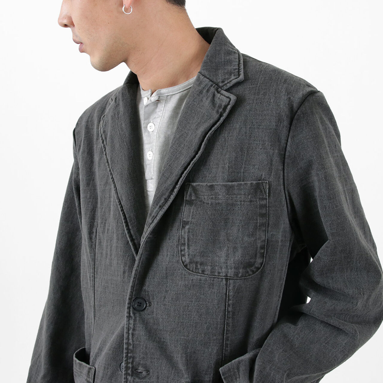 Heavy Jersey Tailored Jacket,, large image number 10