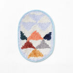 Oval accessory rug mat,Multi, swatch