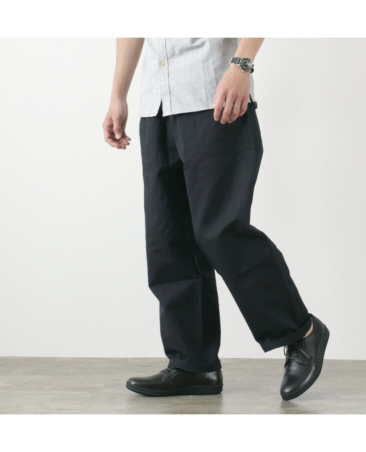 Cotton Linen Wide Easy Pants,, large image number 7