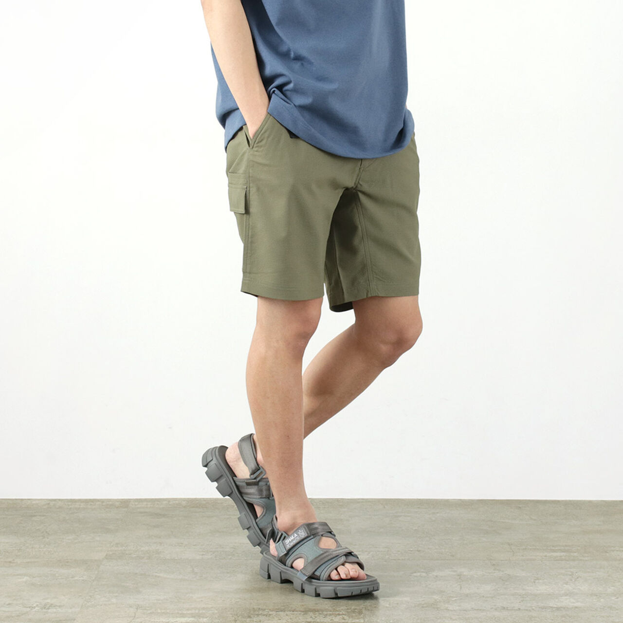 Trek cool mesh shorts,Ash, large image number 0