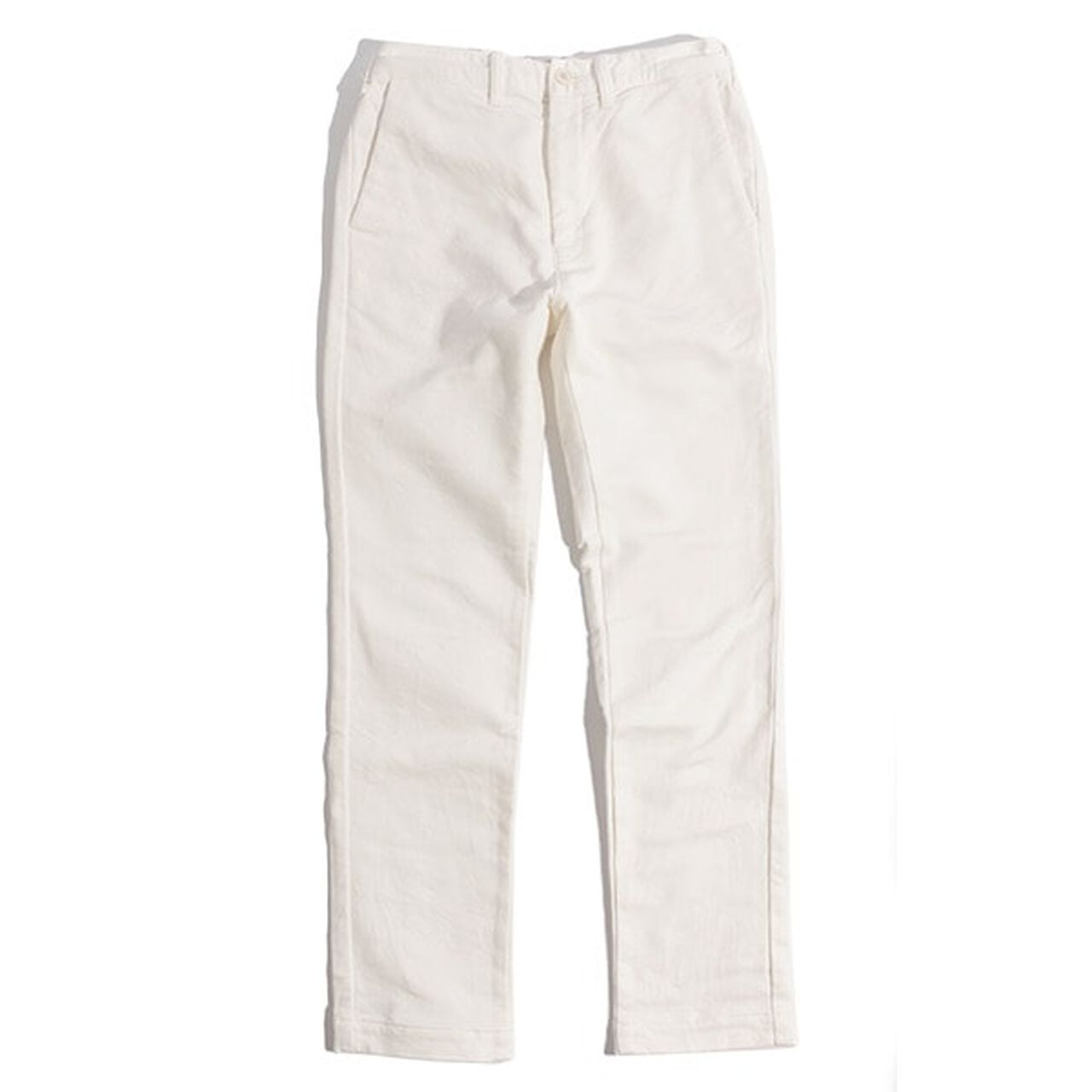 F0438 Relaxed Narrow Easy Pants,White, large image number 0