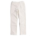F0438 Relaxed Narrow Easy Pants,White, swatch