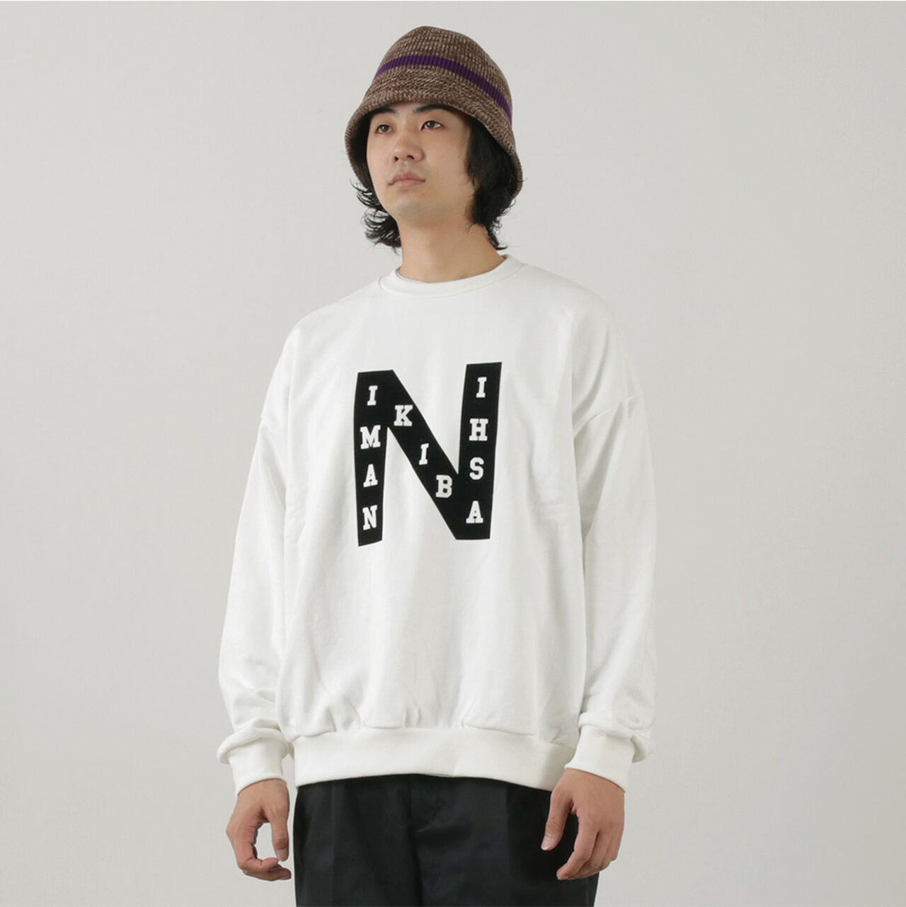 NAMIKIBASHI Crew Neck Sweatshirt,, large image number 10
