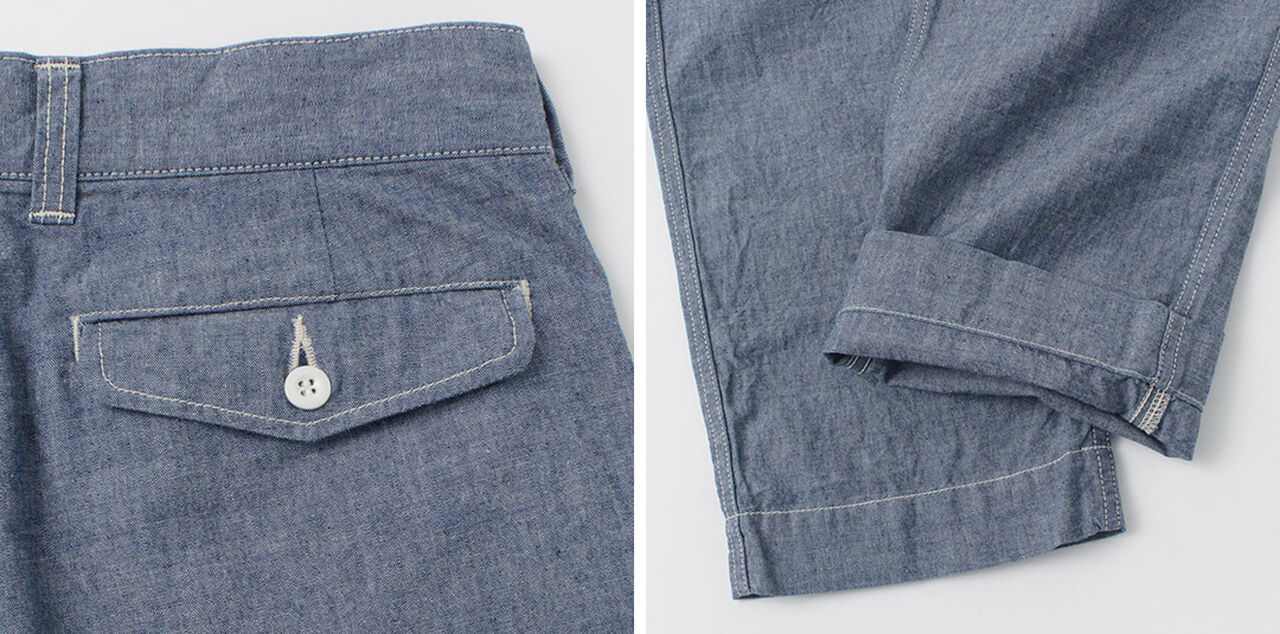F0528 M52 Chambray trousers,, large image number 13