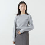 Long Tail Thermal Crew,Grey, swatch