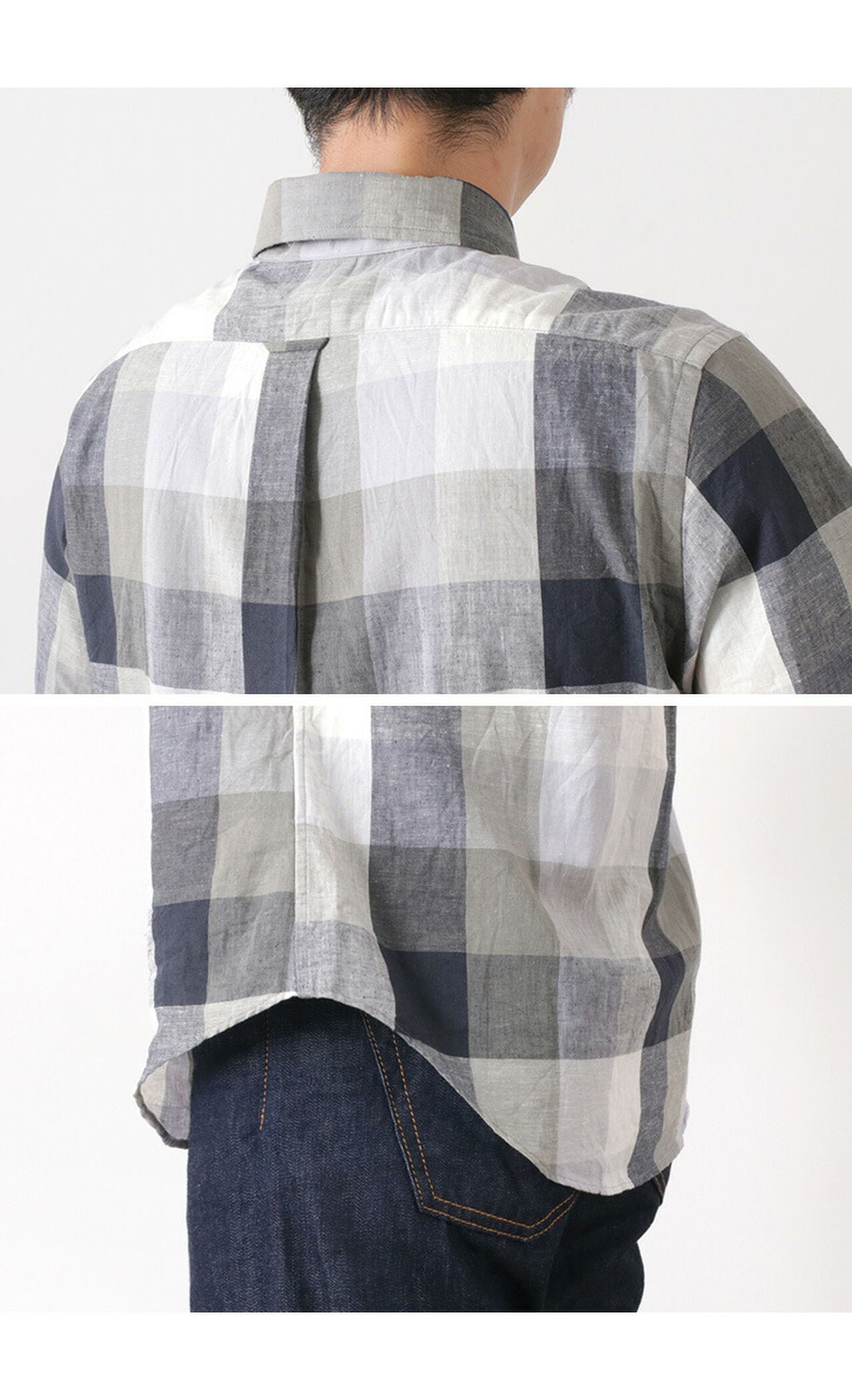 Short Sleeve Checked Shirt,, large image number 8