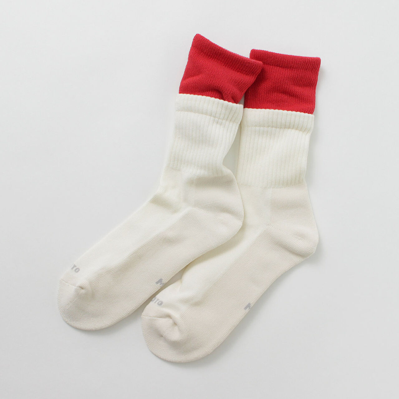 R1421 Organic cotton double layer crew socks,, large image number 0
