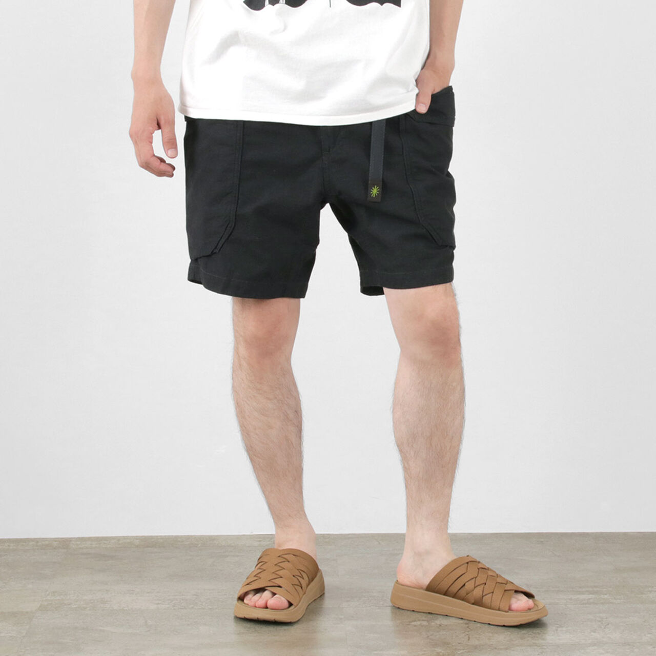 Ultimate Shorts Hemp Cotton Recycled Polyester Weather Cloth,BlackIris, large image number 0