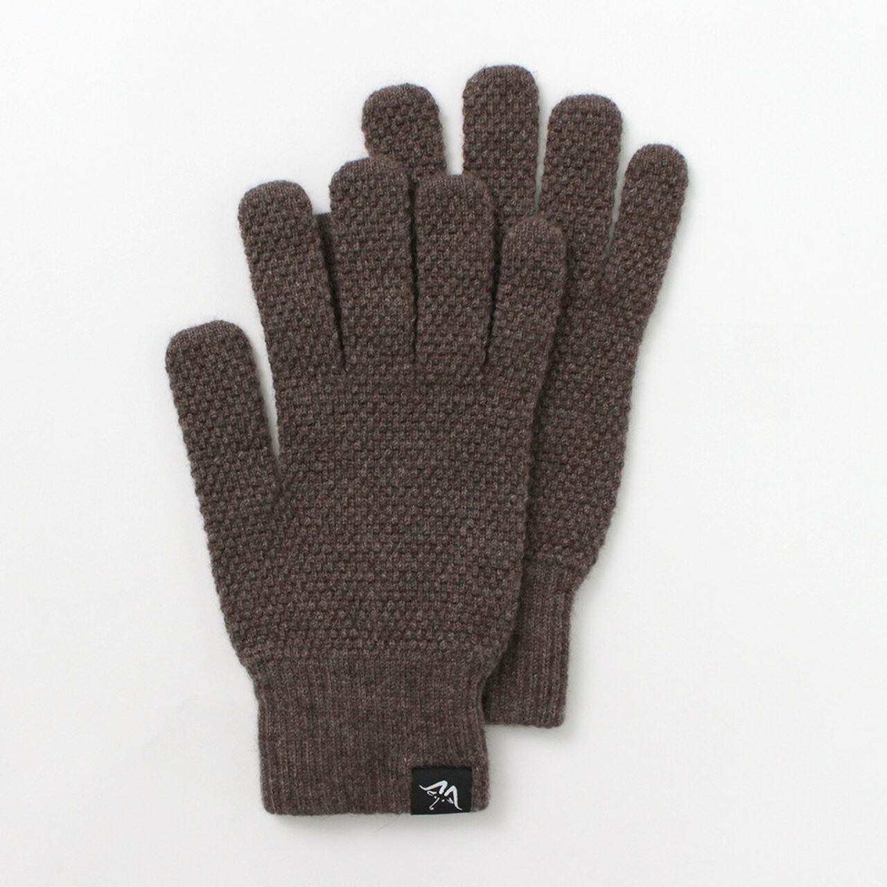 Special order Seedstitch cashmere gloves,, large image number 0