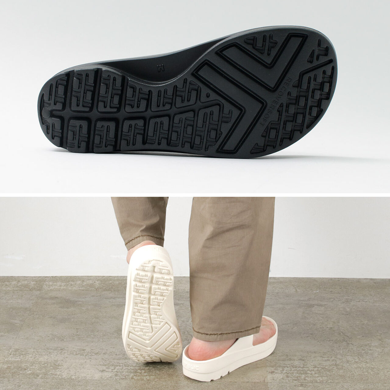 Double Flip Flop Recovery Platform Sandals,, large image number 8