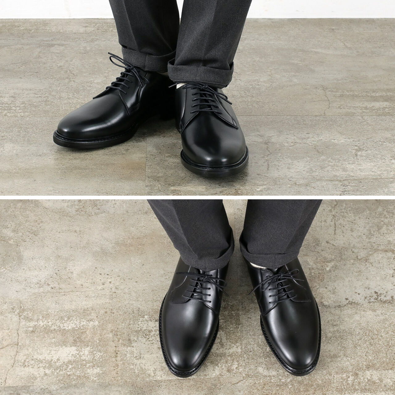 Tokio Plain Toe Leather Shoes,, large image number 3