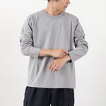 14/Jersey Long Sleeve Football T-Shirt,Grey, swatch