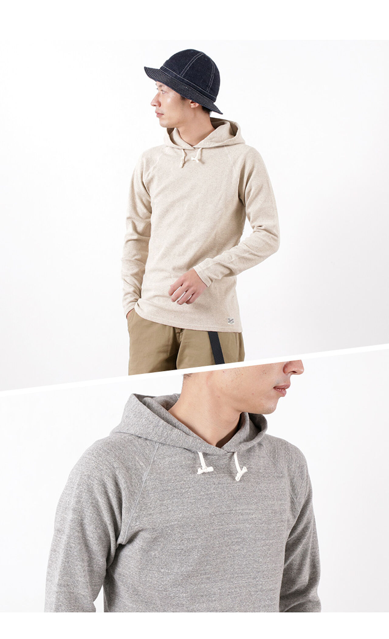 Hooded Pullover Raffi Stretch Milling Long Sleeves,, large image number 6