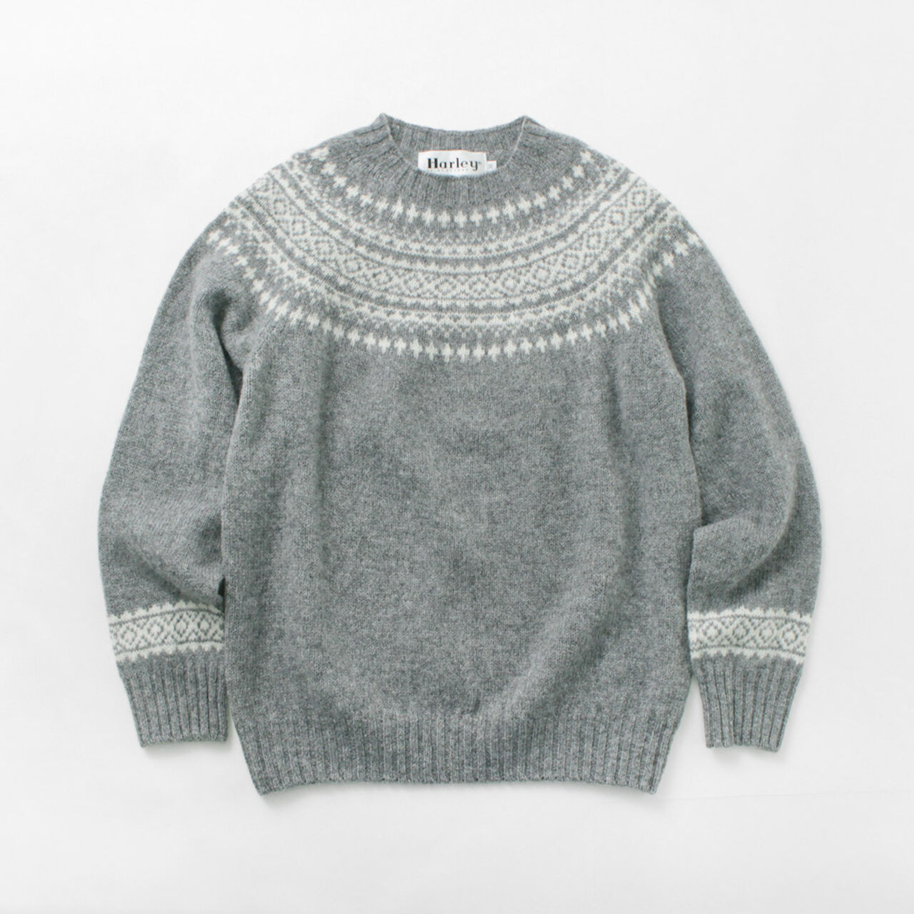 Fair Isle Crew Neck Sweater,, large image number 0