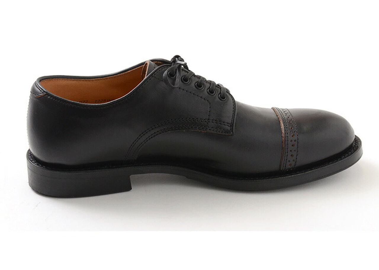 Punched Cap Toe Derby Shoes,, large image number 9