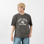 Basic crew print T-shirt (dog park),VintageBlack, swatch
