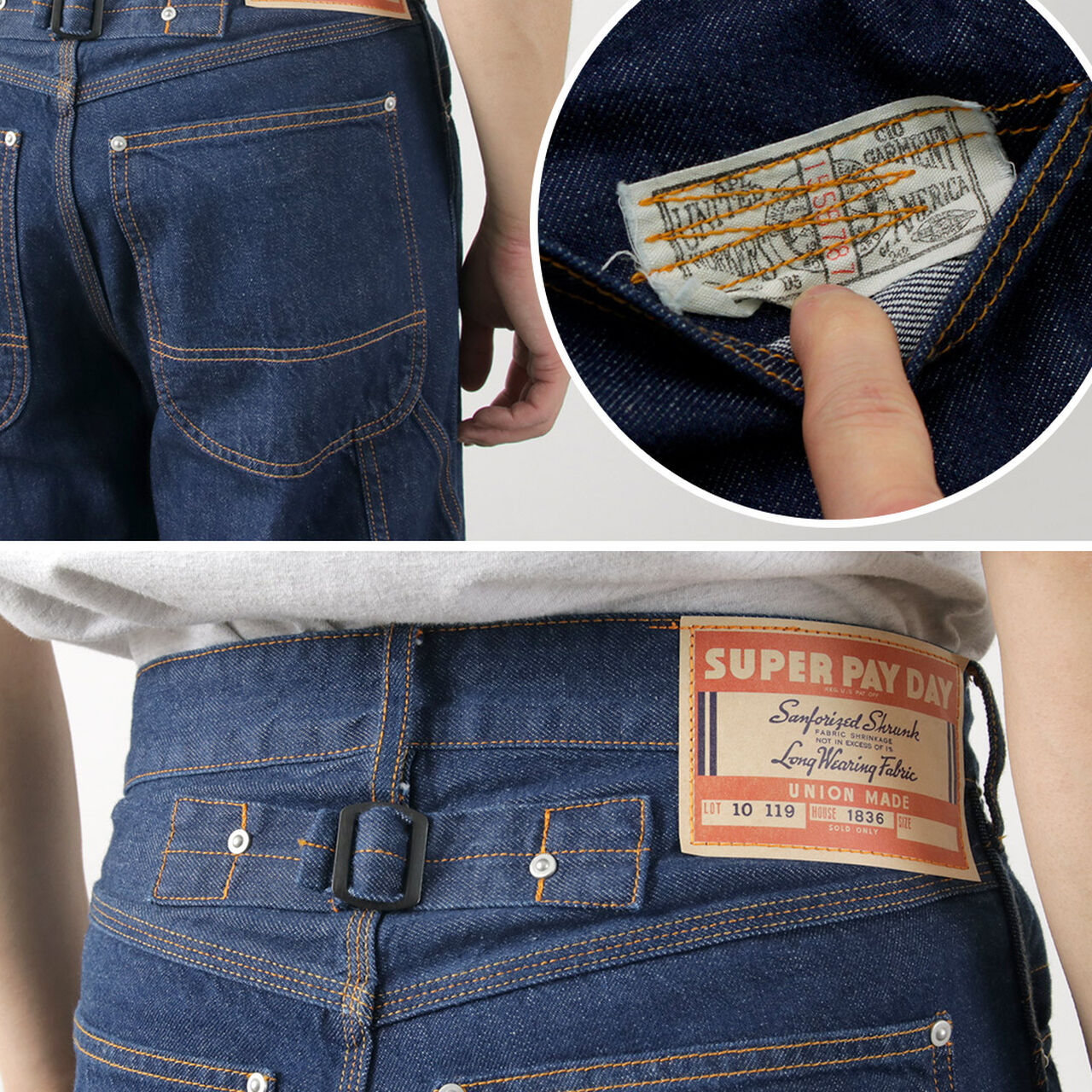 30's Model Super Payday Vintage Pants,, large image number 9
