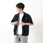 Wave Shirt / Short Sleeves,Navy, swatch