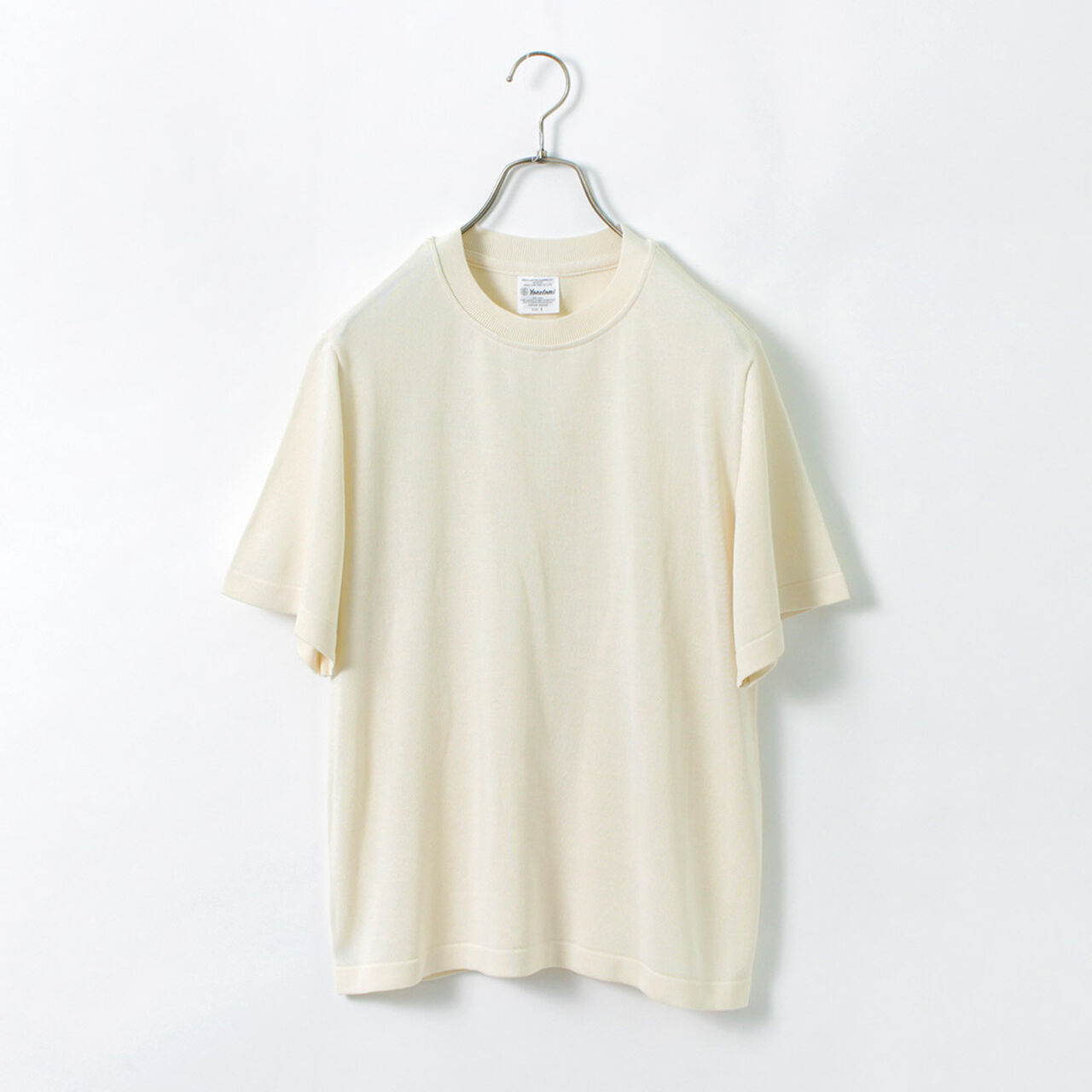Silk Knit T-Shirt,, large image number 3