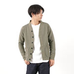 BR-6055 Hanging Knitted Linen Cardigan,Khaki, swatch