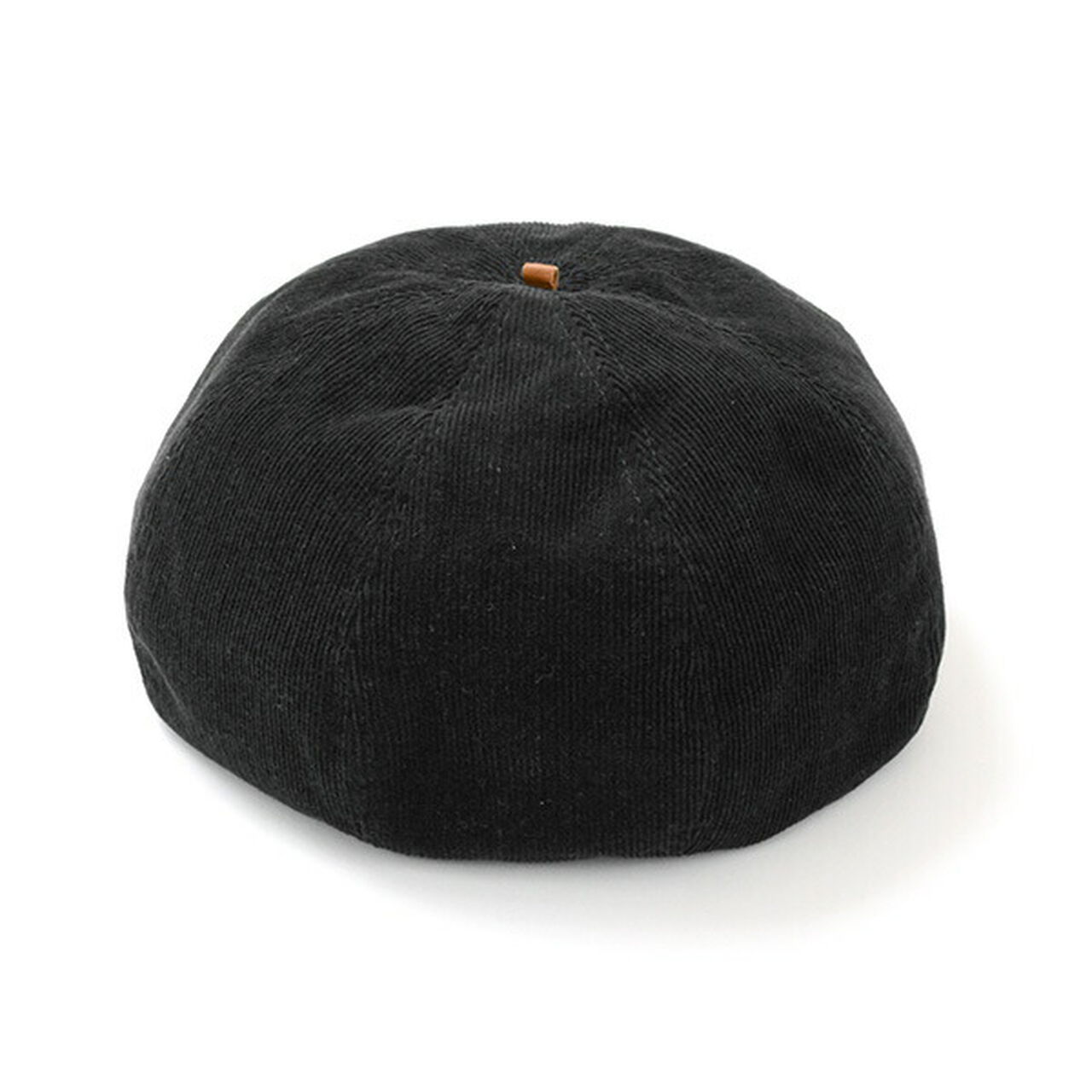 Corduroy beret,Black, large image number 0
