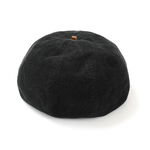 Corduroy beret,Black, swatch
