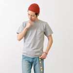 Colour special order pocket T-shirt,Grey, swatch