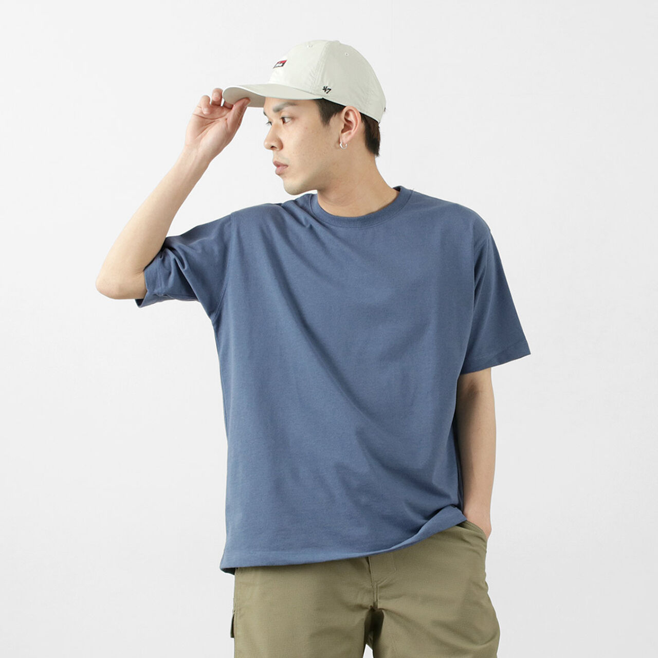 Eco Hybrid Daily T-shirt,Navy, large image number 0