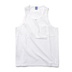 GOST1104 Pocket Tank Top,White, swatch