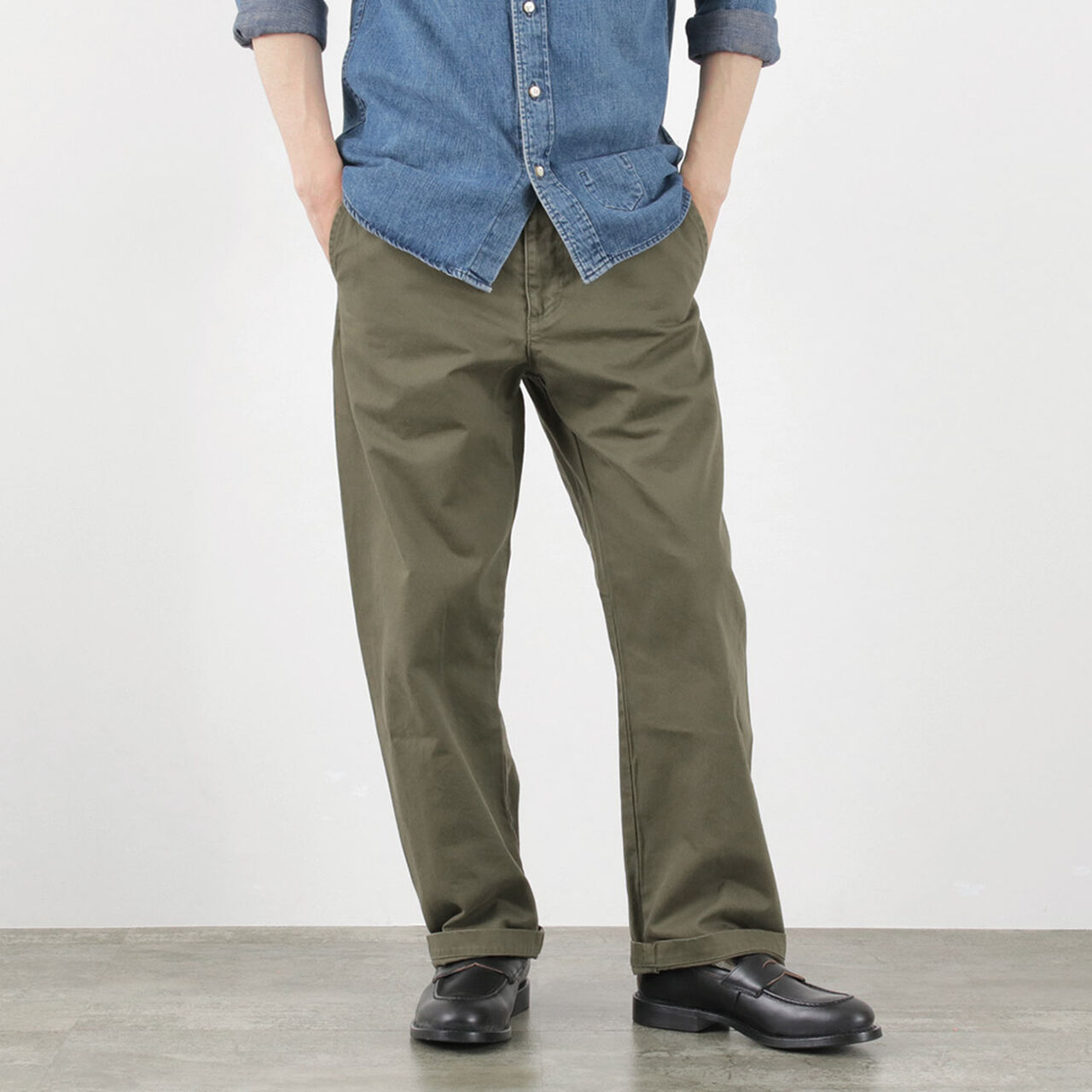 Vintage Chino Pants,Khaki, large image number 0