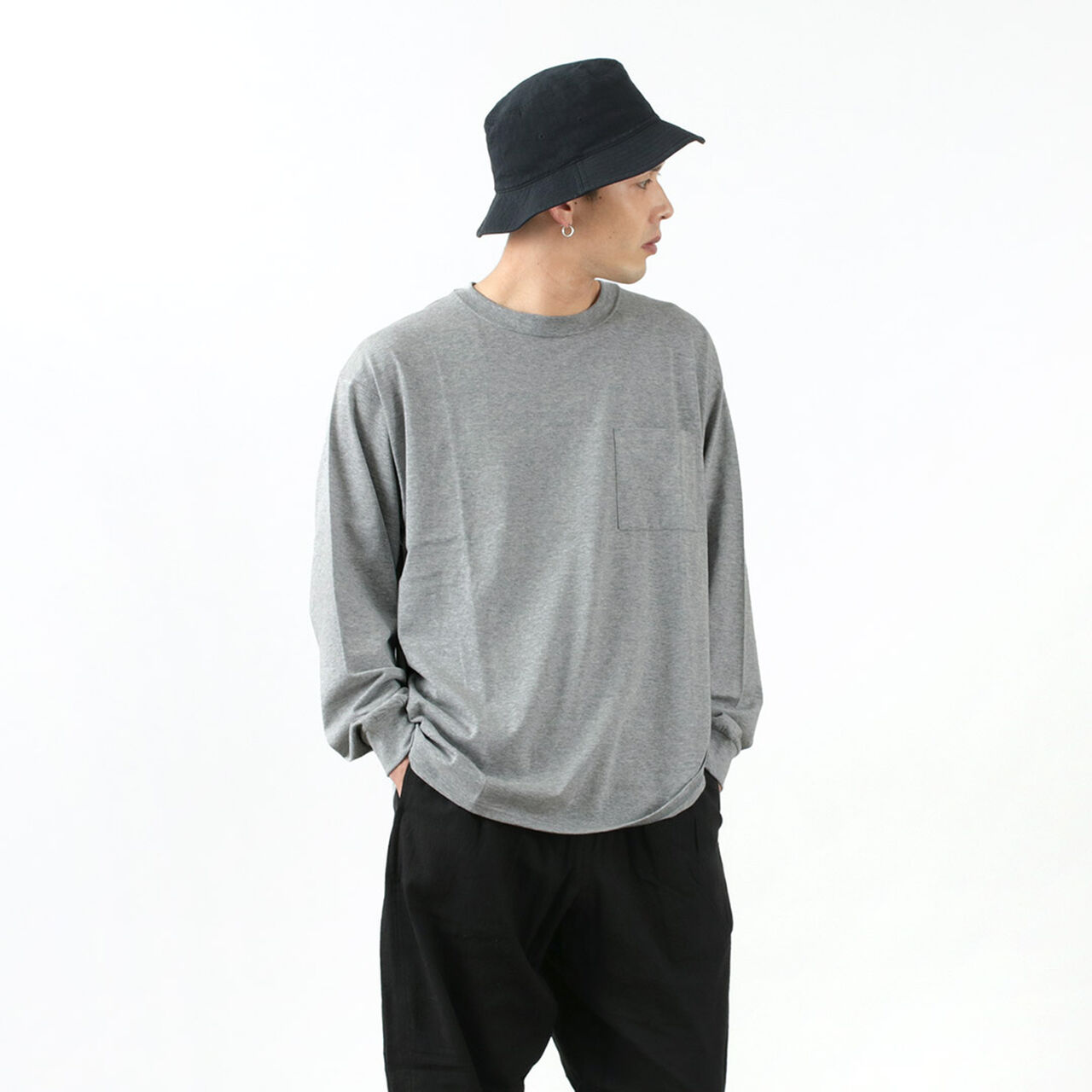Loose Fit Long Sleeve T-Shirt,, large image number 11