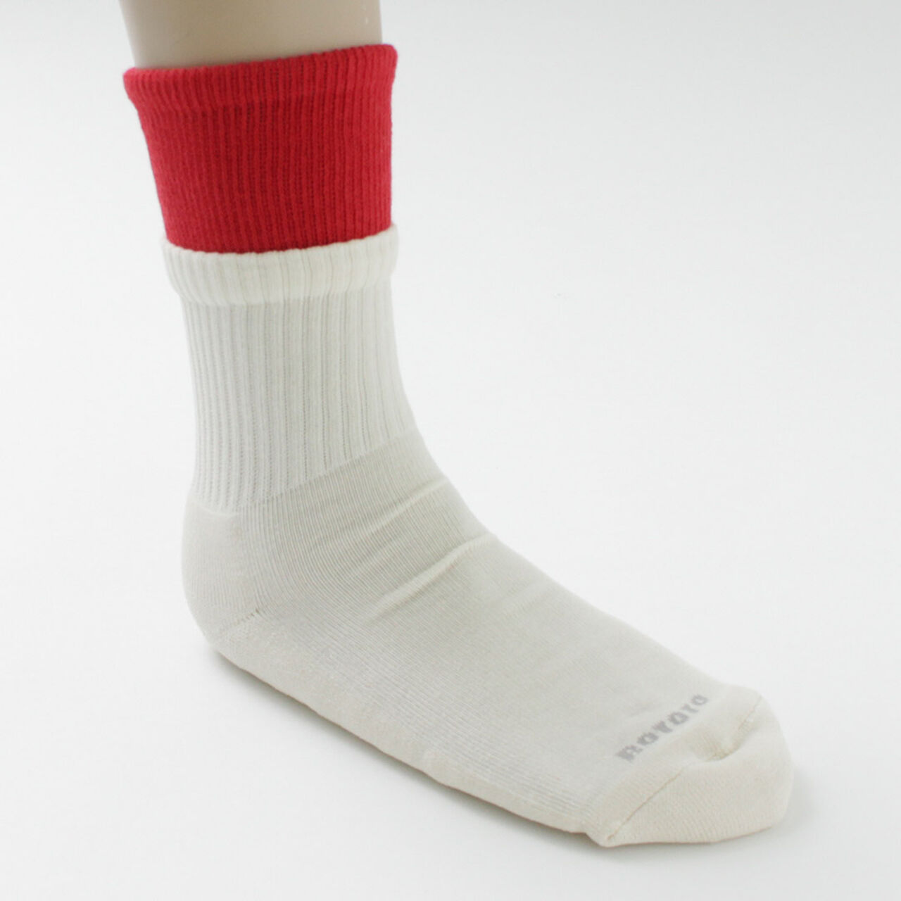 R1421 Organic cotton double layer crew socks,, large image number 6