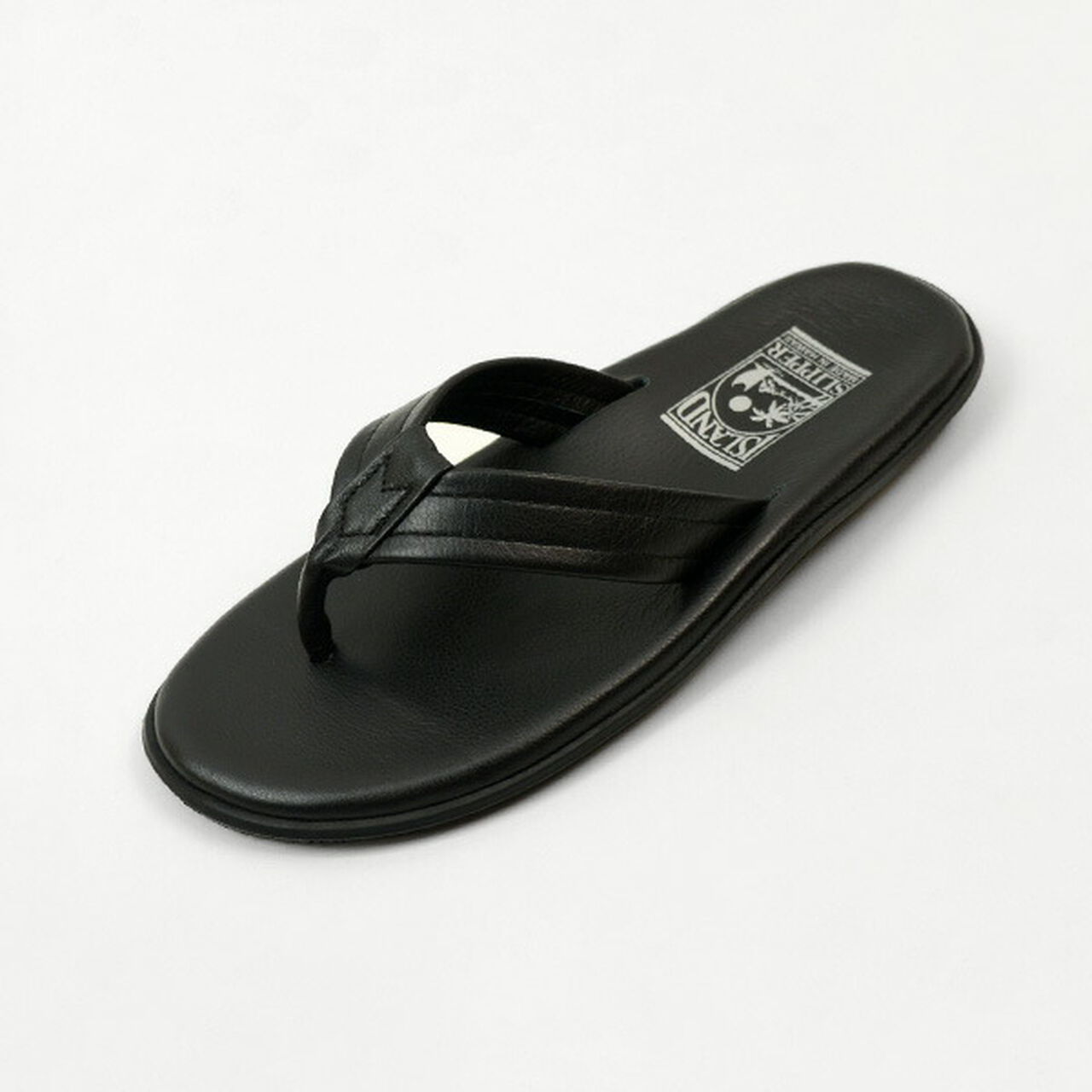 Leather sandal,Black, large image number 0