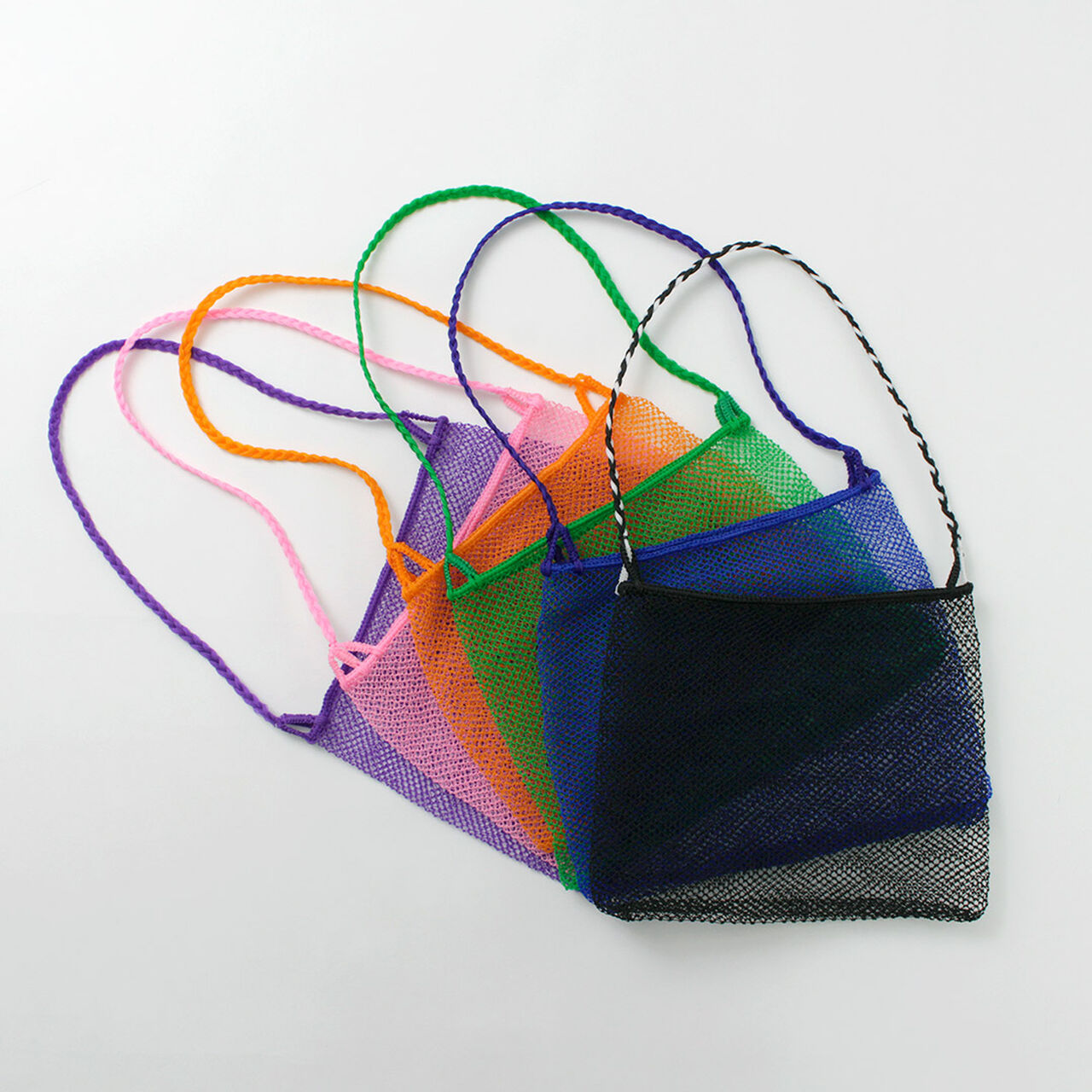 Fishnet Shoulder Mesh Bag,, large image number 10