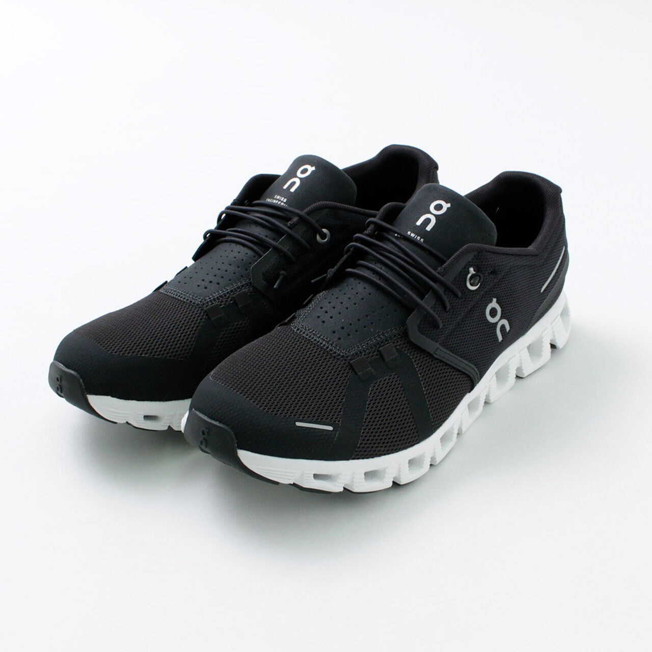 Cloud 5 Sneakers,Black_White, large image number 0