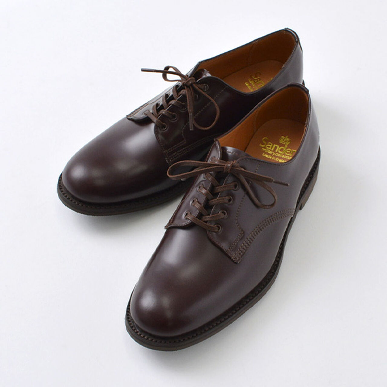 #2246B Military Officer Shoes,Burgundy, large image number 0