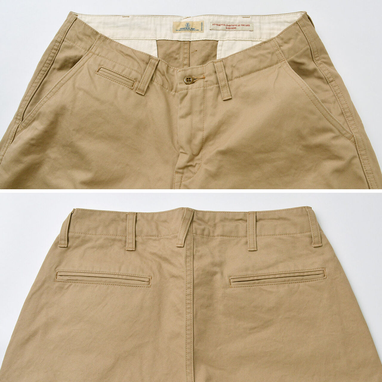 RJB1610 Special Order 40/3 High Count Twill Wide Tapered Vintage Chinos,, large image number 8