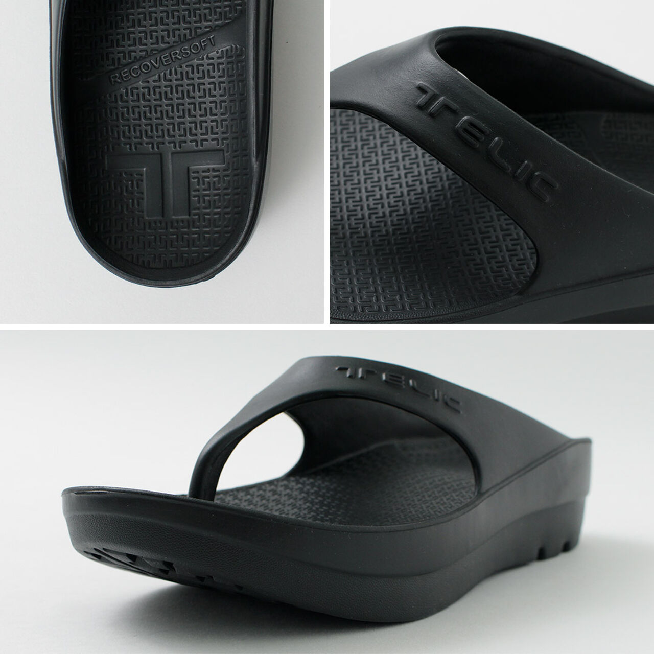 Double Flip Flop Recovery Platform Sandals,, large image number 9