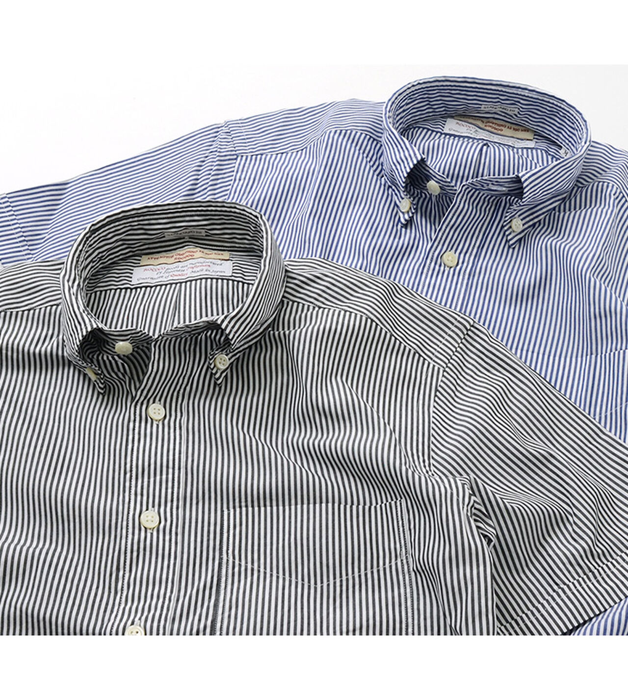 Broad Stripe Short Sleeve Button Down Shirt,, large image number 8