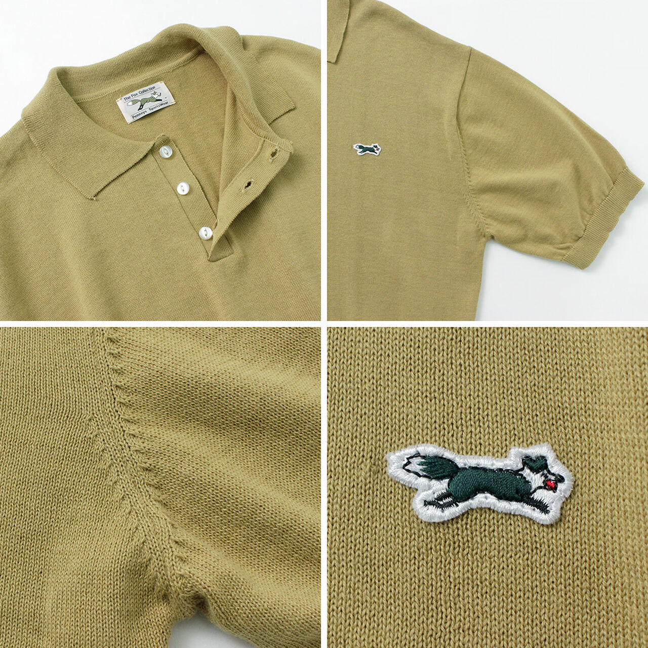 Fox Knit polo shirt,, large image number 14